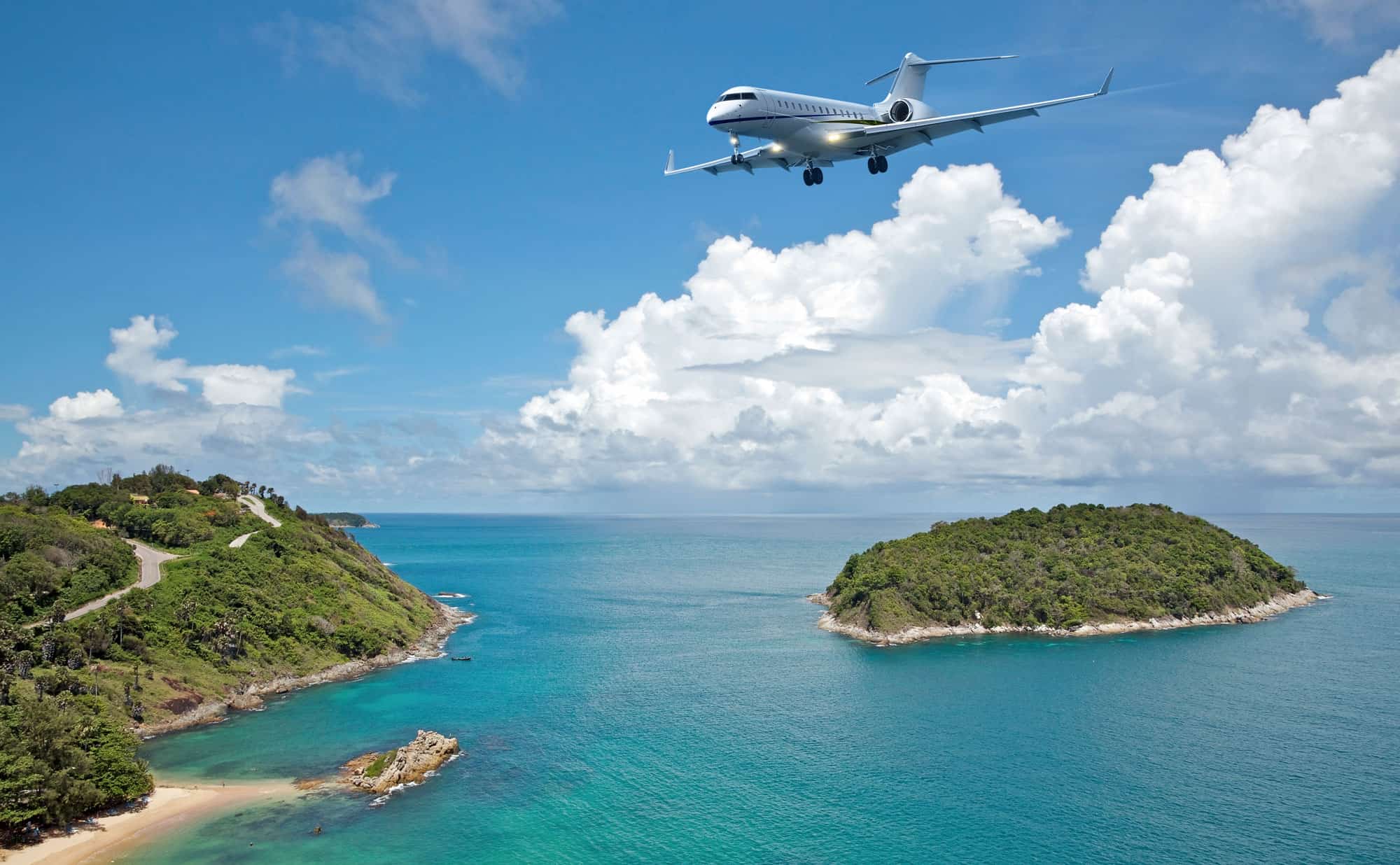 Island Hopping by Private Jet