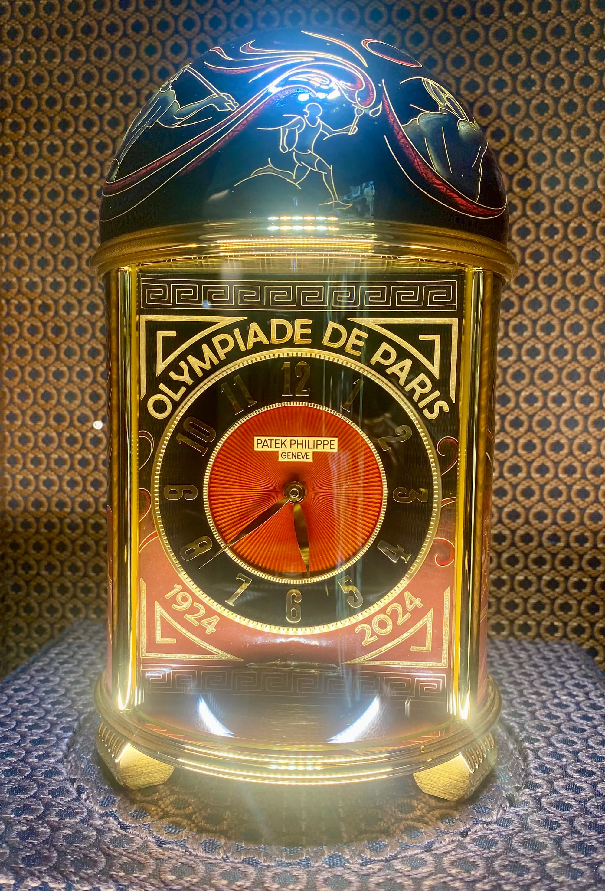 Patek Philippe unique Paris Olympiad dome clock [Image: HNWbrief]