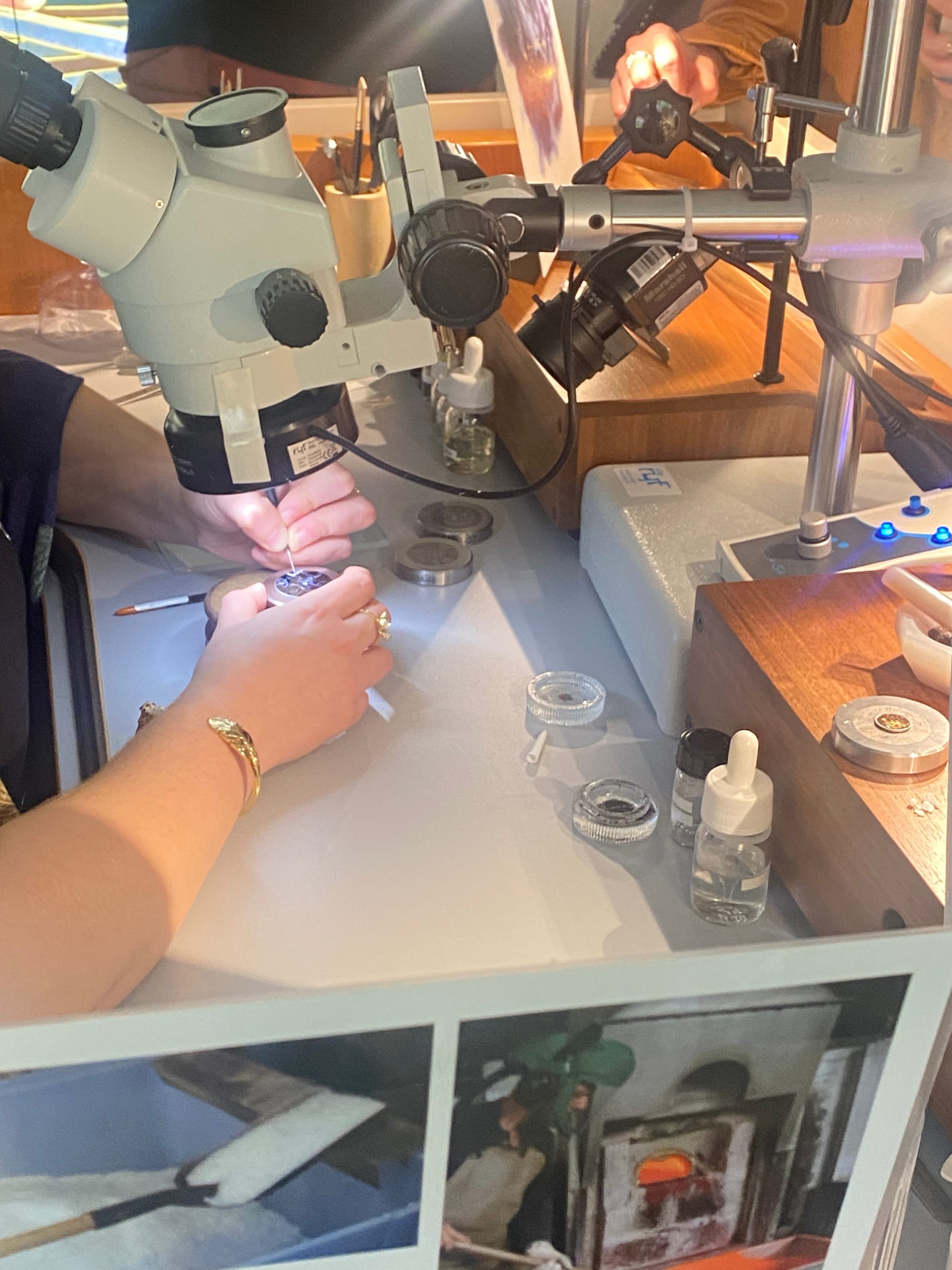 An Artisan at work at the Patek Philippe Rare Handcrafts Exhibition [Image: HNWbrief]