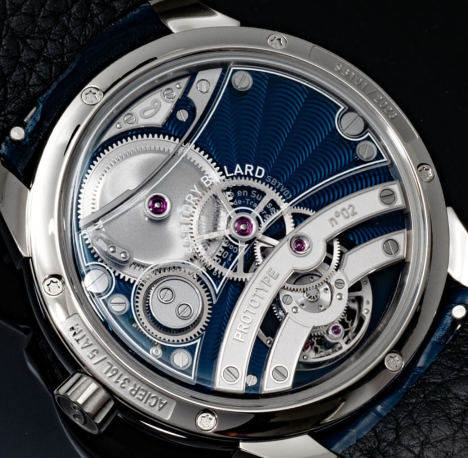 The flying tourbillon floats gracefully