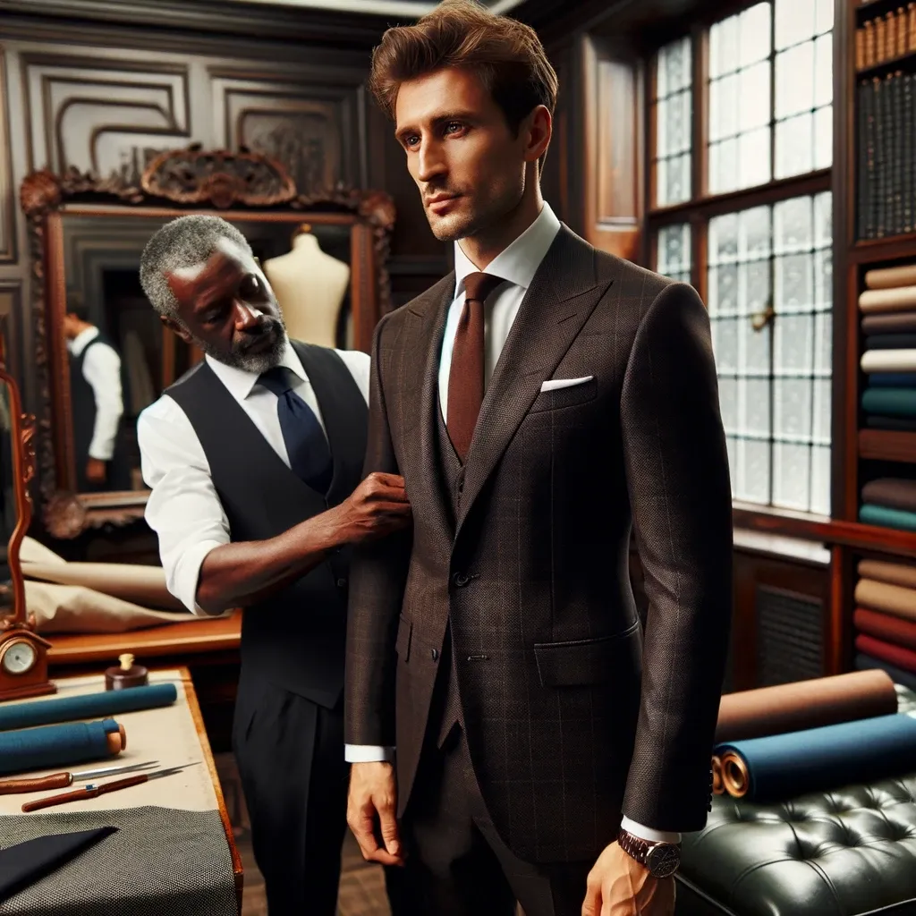 Bespoke Tailoring on Saville Row, London